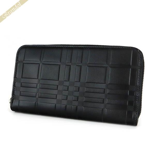 BURBERRY バーバリー 長財布 財布 メンズ ラウンドファスナー 型 BURBERRY バーバリー 長財布 財布 メンズ ラウンドファスナー 型