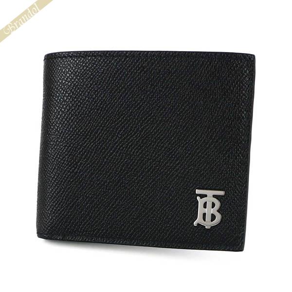 BURBERRY バーバリー 二つ折り財布 財布 メンズ TBロゴ ブラック BURBERRY バーバリー 二つ折り財布 財布 メンズ TBロゴ ブラック