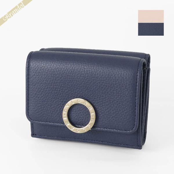 BVLGARI ブルガリ バイカラー三つ折り財布 brandol_bv-292966