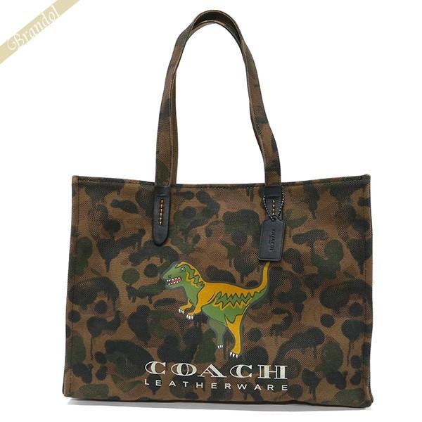 最大1600円クーポン コーチ Coach メンズ レディース トートバッグ レキシートート カモフラージュ柄 ブラウン系 F265 Jiary Co F265 Jiary Brandol 通販 Yahoo ショッピング