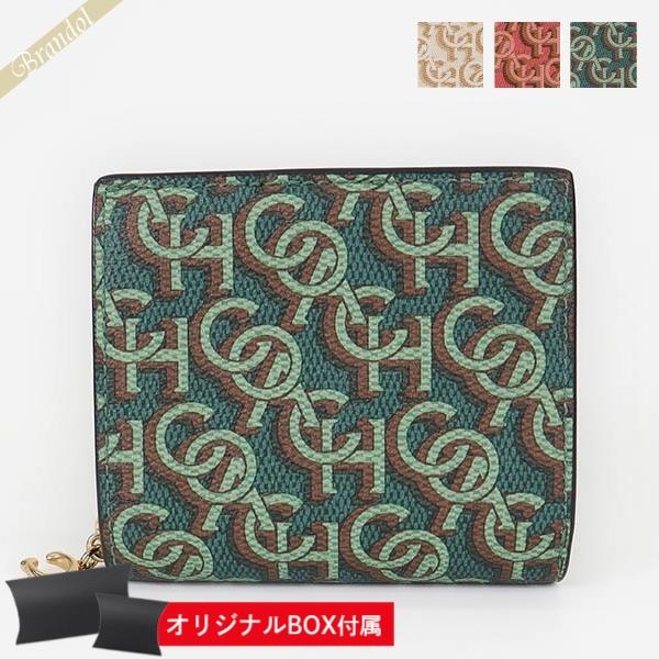 COACH（コーチ） 二つ折り財布 レディース モノグラム ロゴ ミニ