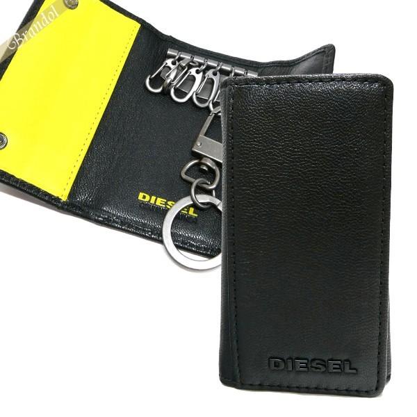 ディーゼル Diesel キーケース メンズ Fresh Starter ゴートレザー ブラック イエロー X Pr227 H3350 Ds X Pr227 H3350 Brandol 通販 Yahoo ショッピング
