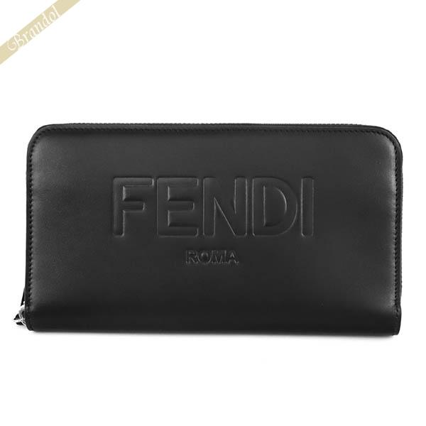 FENDI フェンディ 長財布 財布 ラウンドファスナー メンズ