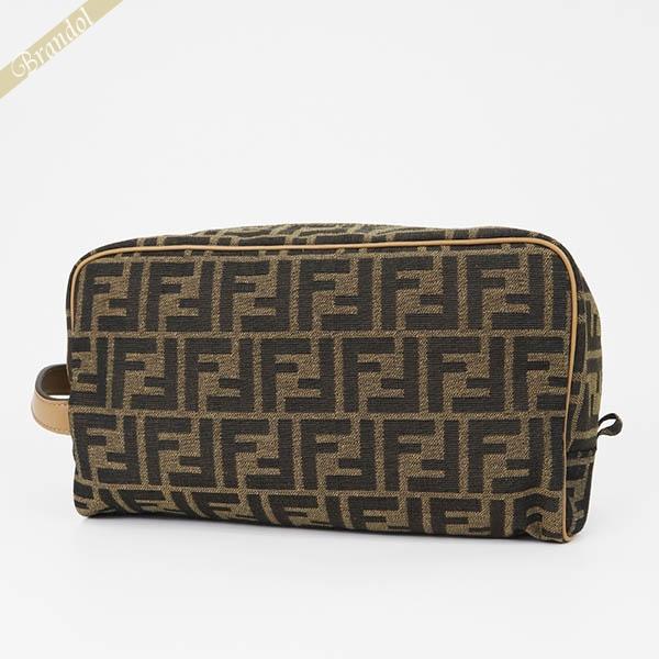 FENDI フェンディ セカンドバッグ FFロゴ ズッカ柄 クラッチ FENDI フェンディ セカンドバッグ FFロゴ ズッカ柄 クラッチ