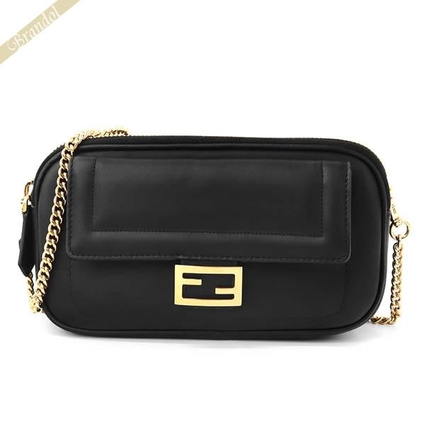 ◇ FENDI フェンディ ショルダーバッグ グレー×ブラック ◇-