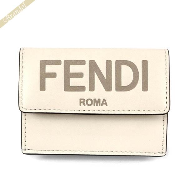 FENDI財布 楽天市場】フェンディ 三つ折り財布 バゲット ベージュ