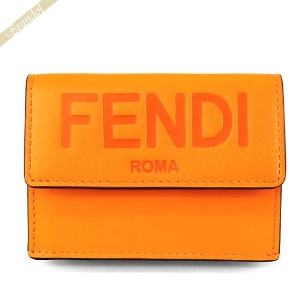 FENDI 《P6倍_29日23:59迄》フェンディ 三つ折り財布 ロゴ FENDI 《P6倍_29日23:59迄》フェンディ 三つ折り財布 ロゴ