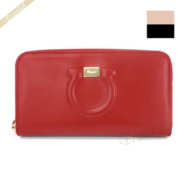 ポイント5倍》フェラガモ 長財布 Ferragamo 財布 レディース ラウンド
