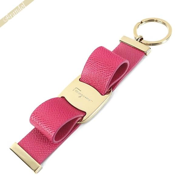 フェラガモヴァラリボンキーリング ピンク
