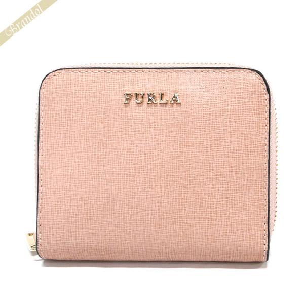 フルラ FURLA レディース 二つ折り財布 バビロン レザー ライトピンク PR84 B30 6M0 / 908287 :FU-908287