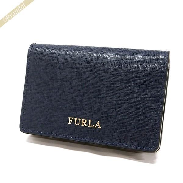 最大1500円クーポン フルラ Furla 名刺入れ レディース バビロン レザー カードケース ネイビー Ps04 0 B1u Fu Brandol 通販 Yahoo ショッピング