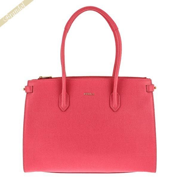 最大p16倍 クーポン フルラ トートバッグ Furla シンプル レザートート ピンク Orten Fu Brandol 通販 Yahoo ショッピング