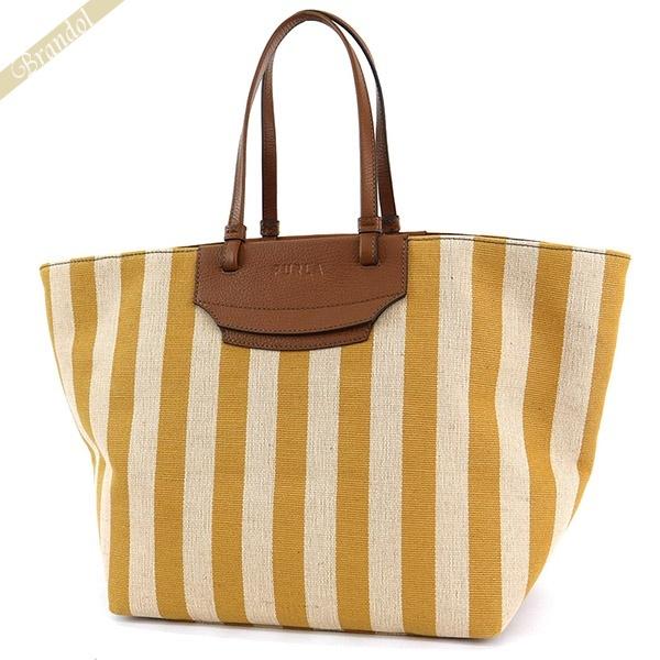 FURLA クーポン配布中_フルラ トートバッグ レディース ストライプ 