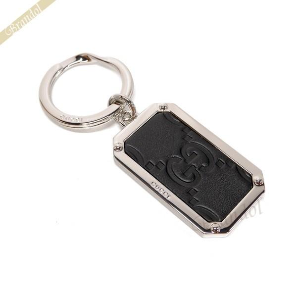 グッチ キーリング Gucci メンズ グッチシマレザー プレート キーホルダー ブラック シルバー Cwc0n 1000 Gu Cwc0n 1000 Brandol 通販 Yahoo ショッピング