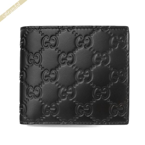 期間限定P+6%》グッチ 二つ折り財布 GUCCI メンズ シグネチャー グッチシマレザー ブラック 365467 CWC1R 1000 :GU-365467-CWC1R-1000:Brandol - 通販 - Yahoo!ショッピング 期間限定P+6%》グッチ 二つ折り財布 GUCCI メンズ シグネチャー グッチシマレザー ブラック 365467 CWC1R 1000 :GU-365467-CWC1R-1000:Brandol - 通販 - Yahoo!ショッピング