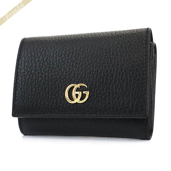 期間限定_P7倍》グッチ 三つ折り財布 GUCCI 財布 レディース プチ