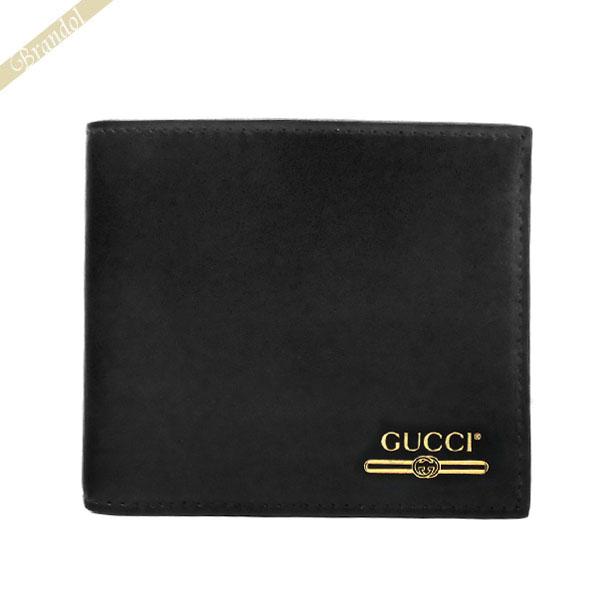 GUCCI 《クーポン配布中》グッチ 二つ折り財布 メンズ ヴィンテージ  