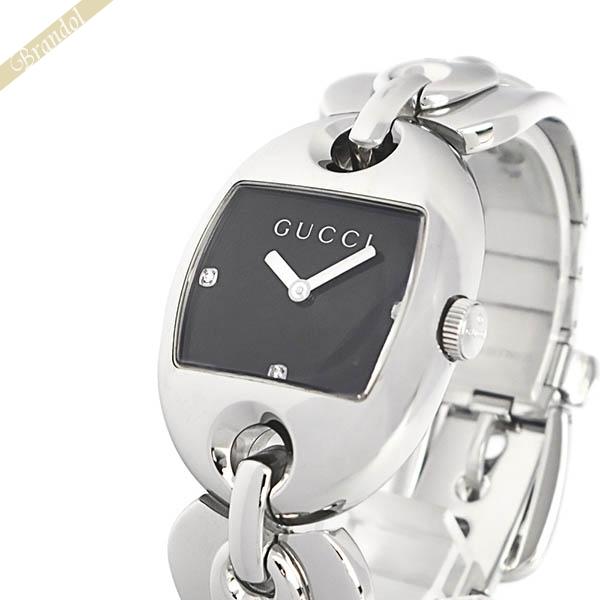GUCCI グッチ 腕時計 レディース マリーナ チェーン 3P ダイヤ 