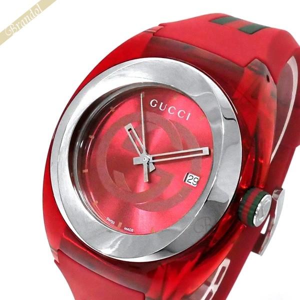 GUCCI グッチ 腕時計 メンズ SYNC グッチシンク 46mm レッド GUCCI グッチ 腕時計 メンズ SYNC グッチシンク 46mm レッド