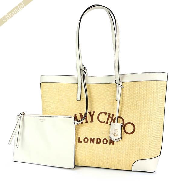 JIMMY CHOO ジミーチュウ トートバッグ レディース ロゴ ミディアム 