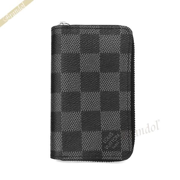 最大1000円クーポン ルイヴィトン Louis Vuitton メンズ 小銭入れ ダミエ グラフィット ジッピー コインパース ブラック系 N Lv N Brandol 通販 Yahoo ショッピング
