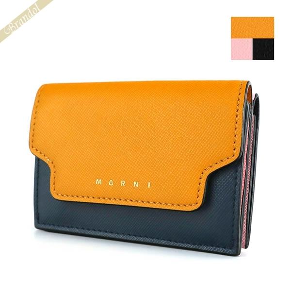 MARNI マルニ 三つ折り財布 レザー マルチカラー ウォレット
