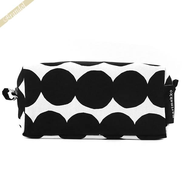 マリメッコ ポーチ Marimekko Rasymatto ラシィマット 水玉 ドット柄 コスメポーチ ブラック系 190 Mm 190 Brandol 通販 Yahoo ショッピング