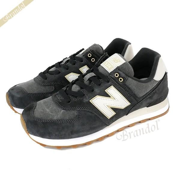 最大1000円クーポン ニューバランス New Balance メンズ スニーカー 574 ブラック グレー Ml574snl 001 Black Nb Ml574snl 001 Brandol 通販 Yahoo ショッピング