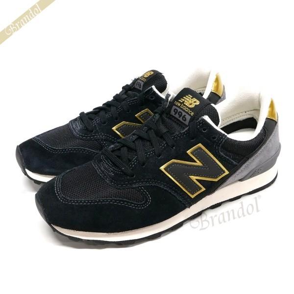 ニューバランス スニーカー new balance レディース 22.0-25.5cm ブラック×ゴールド WR996FBK 001 BLACK :NB-WR996FBK-001:Brandol - 通販 - Yahoo!ショッピング