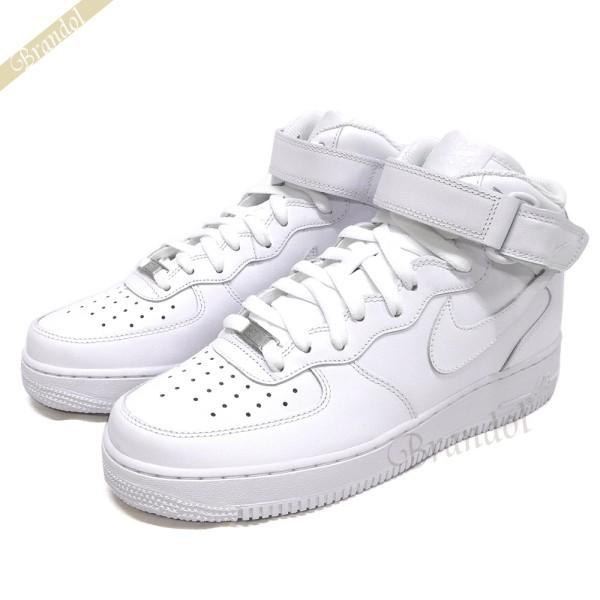 ナイキ Nike メンズ スニーカー Air Force 1 Mid エアフォースワン ホワイト 111 Ni 111 Brandol 通販 Yahoo ショッピング