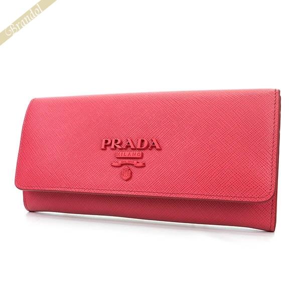 期間限定_P6倍》プラダ 長財布 PRADA レディース レザー パスケース付