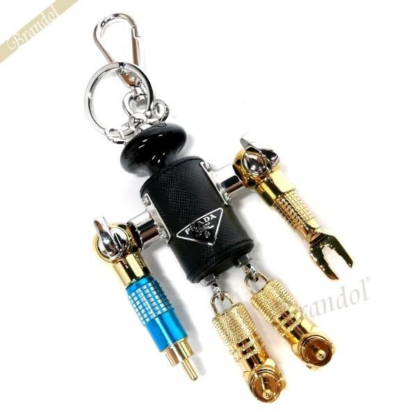最大2500円クーポン プラダ キーリング Prada メンズ レディース Trick Robin ロボット キーホルダー ブラック 2tr252 Egr F0002 Nero Pr 2tr252 Egr F0002 Brandol 通販 Yahoo ショッピング