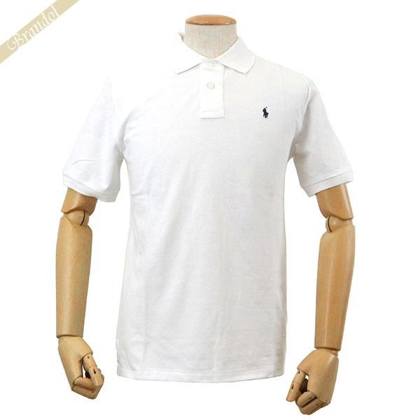 ラルフローレン RALPH LAUREN メンズ・レディース ポロシャツ 半袖 M/L/XL ホワイト 323 603252 004