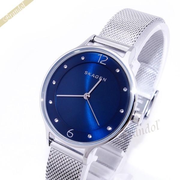 スカーゲン 腕時計 SKAGEN レディース Anita アニタ 30mm ブルー×シルバー SKW2307