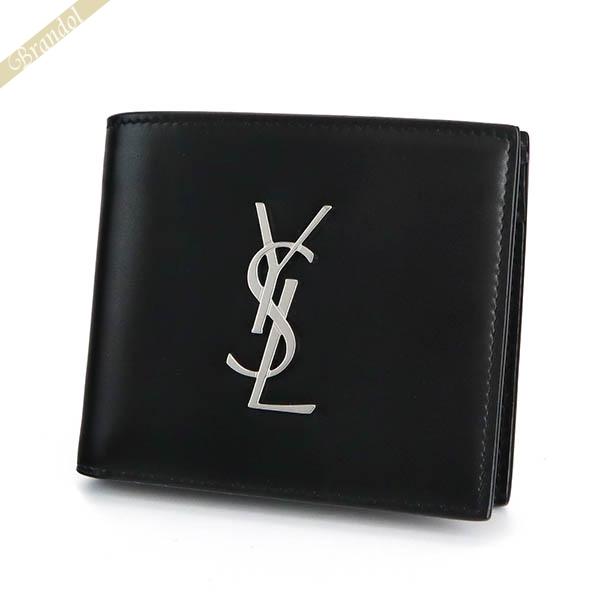 SAINT LAURENT サンローラン 二つ折り財布 財布 パリ YSL レザー SAINT LAURENT サンローラン 二つ折り財布 財布 パリ YSL レザー