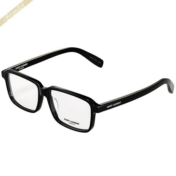 未使用】サンローラン メガネ SAINT LAURENT 黒 SL190 - メルカリ  