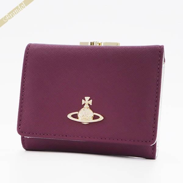 Vivienne Westwood ヴィヴィアンウエストウッド 三つ折り財布 がま口 