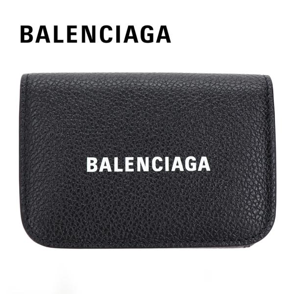 バレンシアガ 財布 三つ折り BALENCIAGA ブラック レディース