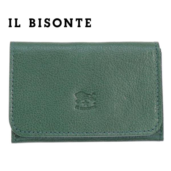 専用⭐︎IL BISONTE グリーン ケース　新品 brandparks_ilbisonte-0001-gr