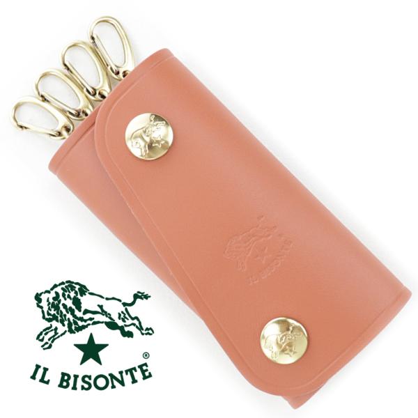 IL BISONTE イルビゾンテ キーケース 4連 JAM ジャム テラコッタ IL BISONTE イルビゾンテ キーケース 4連 JAM ジャム テラコッタ