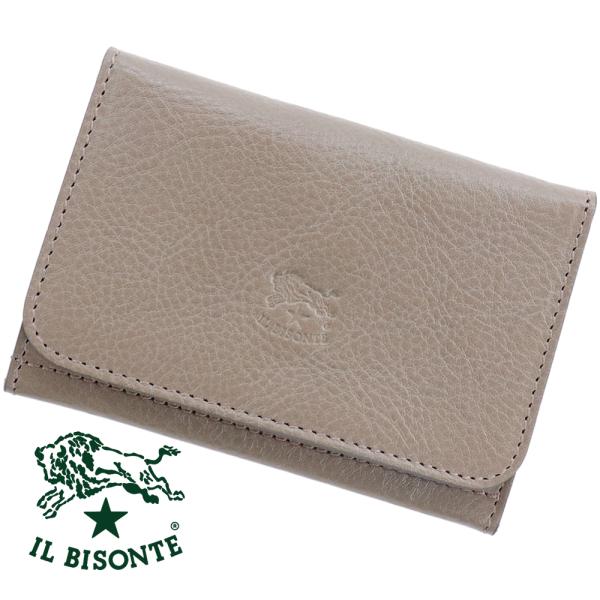 IL BISONTE イルビゾンテ カードケース 名刺入れ ボタン付き IL BISONTE イルビゾンテ カードケース 名刺入れ ボタン付き