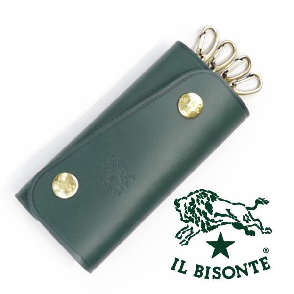 イルビゾンテ キーケース 4連 IL BISONTE ヴェルデ グリーン 緑