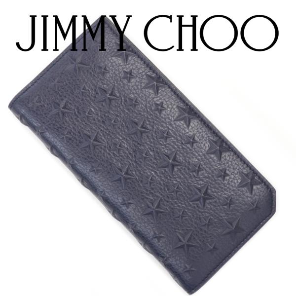 JIMMY CHOO ジミーチュウ 財布 長財布 Jimmy Choo NAVY クーパー JIMMY CHOO ジミーチュウ 財布 長財布 Jimmy Choo NAVY クーパー