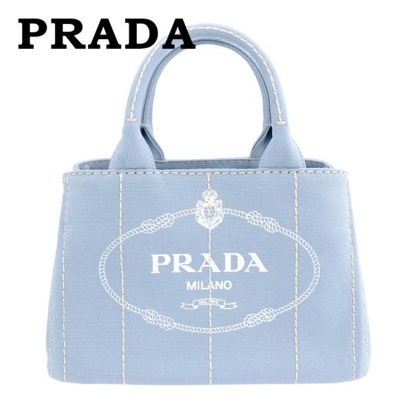 プラダ バッグ PRADA トートバッグ カナパ ショルダーバッグ 1BG439 ZKI F0KTK ASTRALE+BIANCO コットン 自立