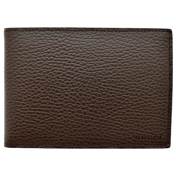 グッチ財布 GUCCI 二つ折り財布 メンズ ダークブラウン 292534  