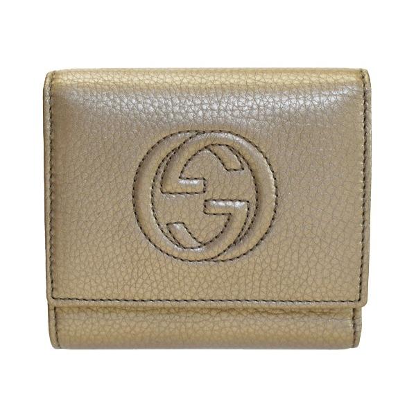グッチ財布 Gucci 三つ折り財布 レディース Soho シャンパンゴールド G 773 Brandream 通販 Yahoo ショッピング