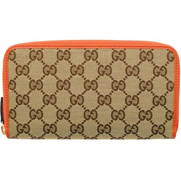 グッチ財布 Gucci ラウンドファスナー長財布 レディース Ggキャンバス オレンジ アウトレット G 786 Brandream 通販 Yahoo ショッピング