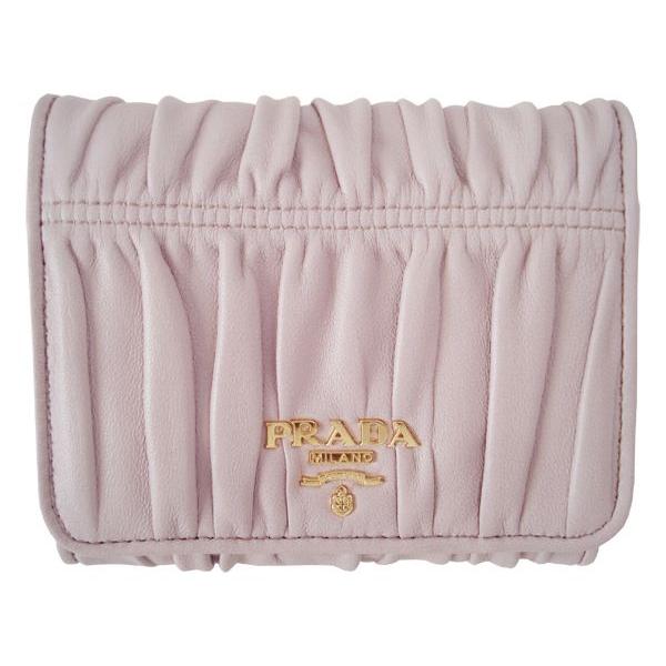 PRADA プラダ財布 三つ折り財布 レディース NAPPA GAUFRE 