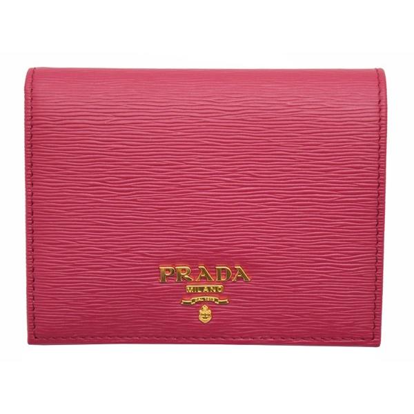 【送料込】PRADA（プラダ） 二つ折り財布 ピンク 1MV204 PRADA（プラダ） プラダ財布 二つ折り財布 レディース VITELLO MOVE