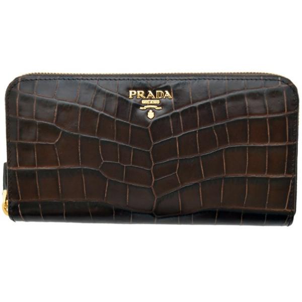 PRADA（プラダ） プラダ財布 ラウンドファスナー長財布 レディース
